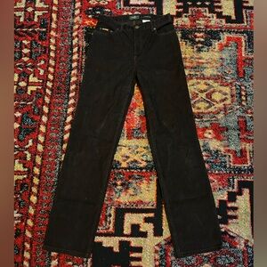 Eddie Bauer Dark Brown Vintage Natural Fit Corduroy Pants